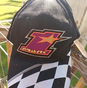 VINTAGE Black and White Checkered Chub Frank Hat